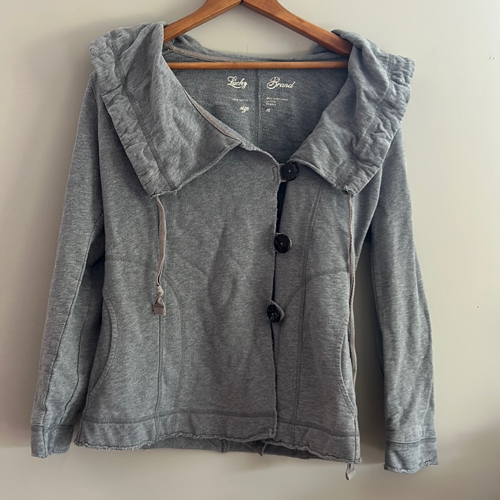 Women’s Lucky Brand  sweatshirt jacket Size M